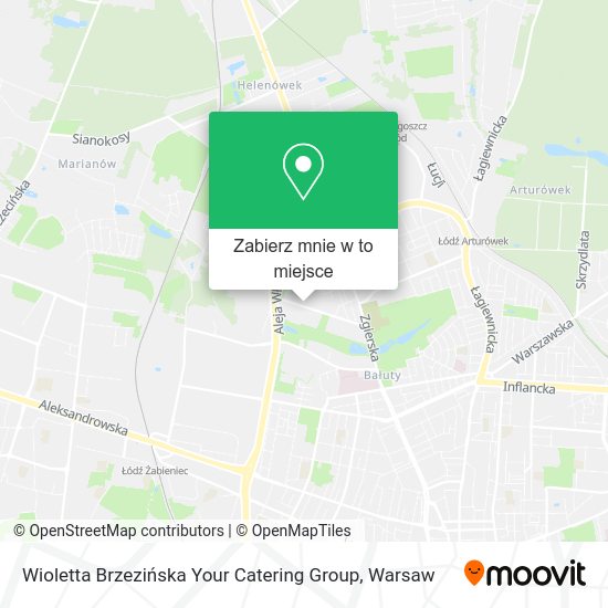 Mapa Wioletta Brzezińska Your Catering Group