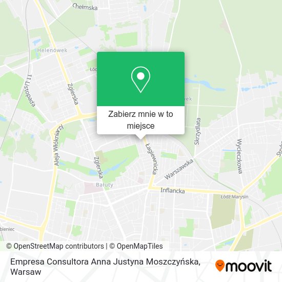 Mapa Empresa Consultora Anna Justyna Moszczyńska