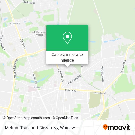 Mapa Metron. Transport Ciężarowy