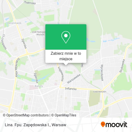 Mapa Lina. Fpu. Zapędowska I.