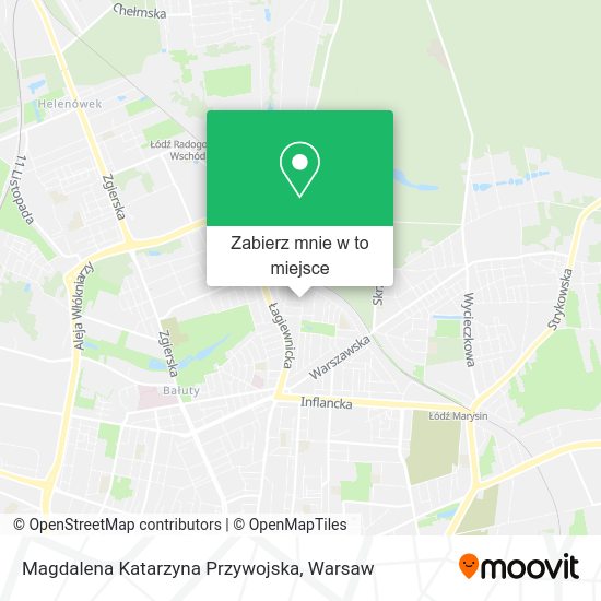 Mapa Magdalena Katarzyna Przywojska