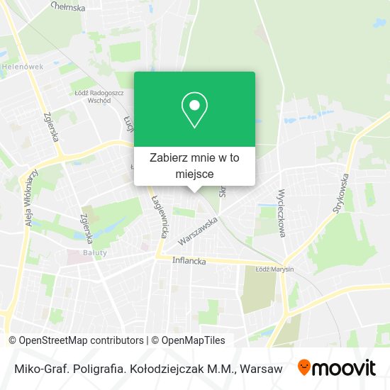 Mapa Miko-Graf. Poligrafia. Kołodziejczak M.M.