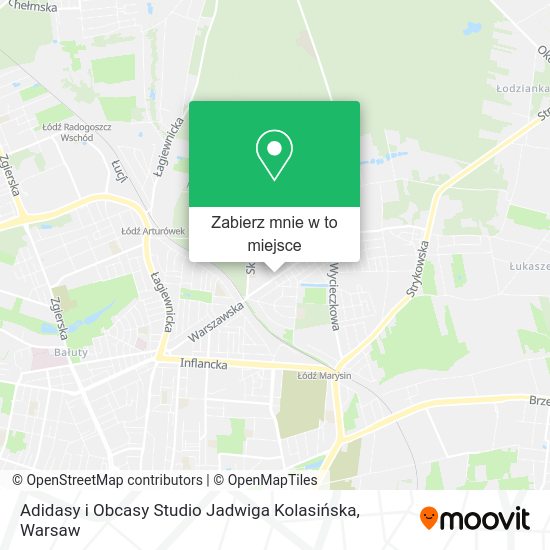 Mapa Adidasy i Obcasy Studio Jadwiga Kolasińska