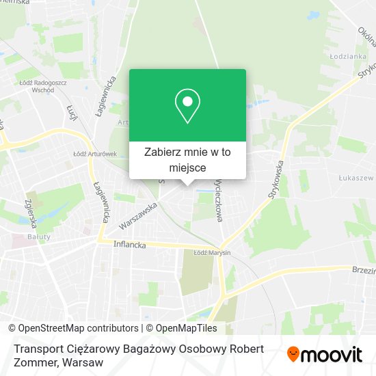 Mapa Transport Ciężarowy Bagażowy Osobowy Robert Zommer