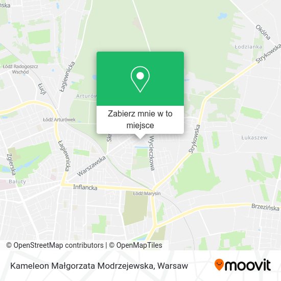 Mapa Kameleon Małgorzata Modrzejewska