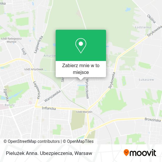 Mapa Pielużek Anna. Ubezpieczenia