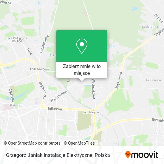 Mapa Grzegorz Janiak Instalacje Elektryczne