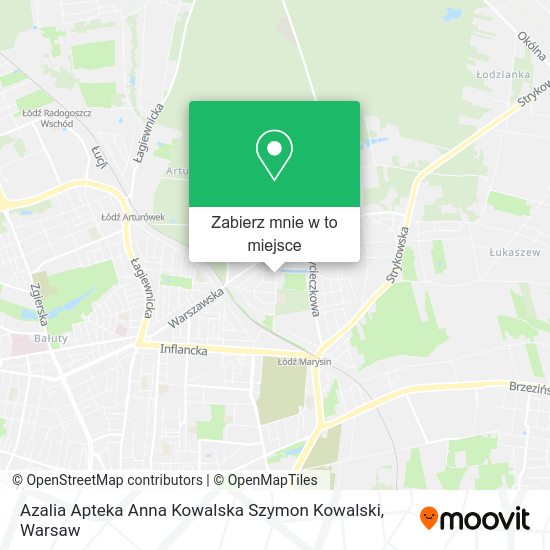 Mapa Azalia Apteka Anna Kowalska Szymon Kowalski