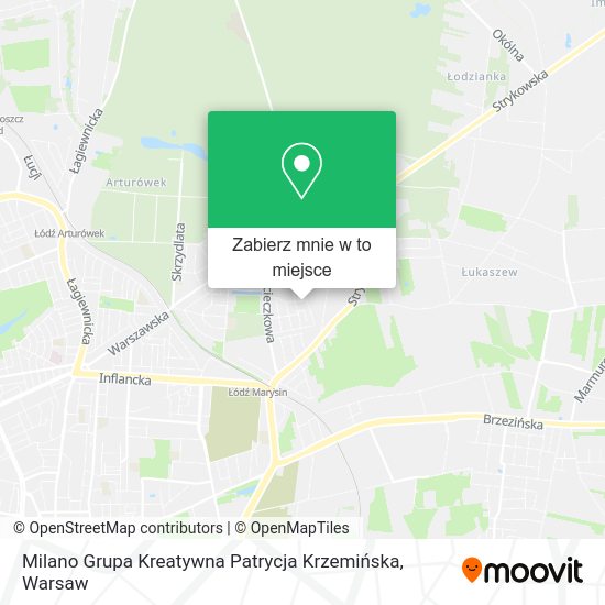 Mapa Milano Grupa Kreatywna Patrycja Krzemińska