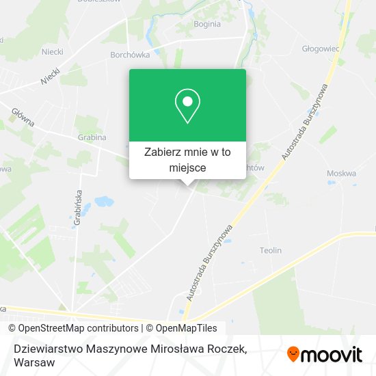 Mapa Dziewiarstwo Maszynowe Mirosława Roczek