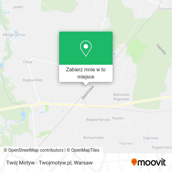 Mapa Twój Motyw - Twojmotyw.pl