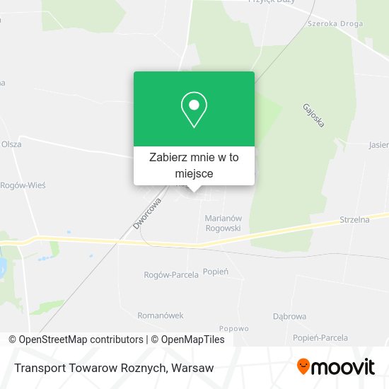 Mapa Transport Towarow Roznych