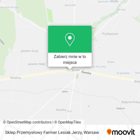 Mapa Sklep Przemysłowy Farmer Lesiak Jerzy