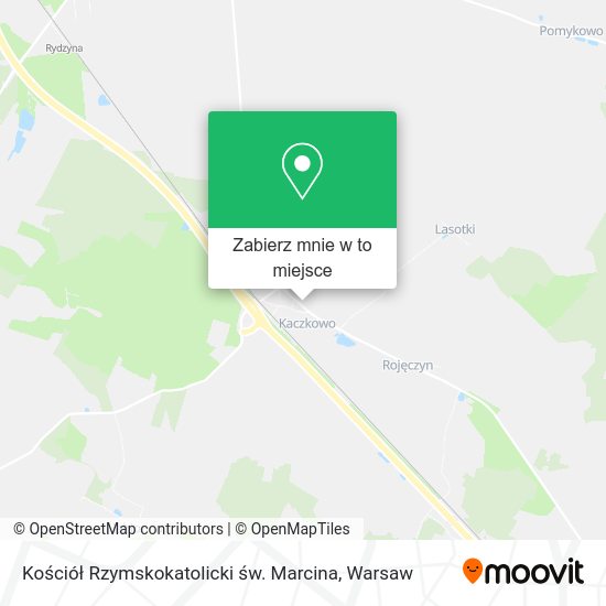 Mapa Kościół Rzymskokatolicki św. Marcina