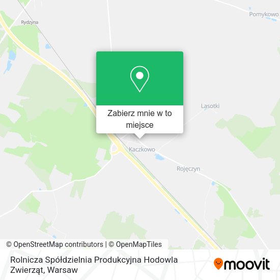 Mapa Rolnicza Spółdzielnia Produkcyjna Hodowla Zwierząt