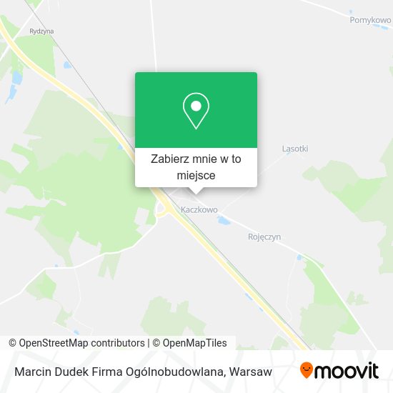 Mapa Marcin Dudek Firma Ogólnobudowlana