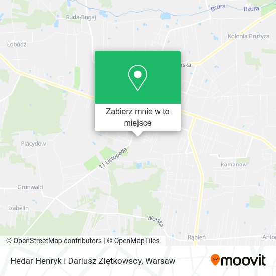 Mapa Hedar Henryk i Dariusz Ziętkowscy