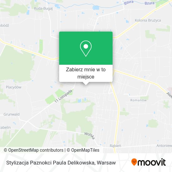 Mapa Stylizacja Paznokci Paula Delikowska