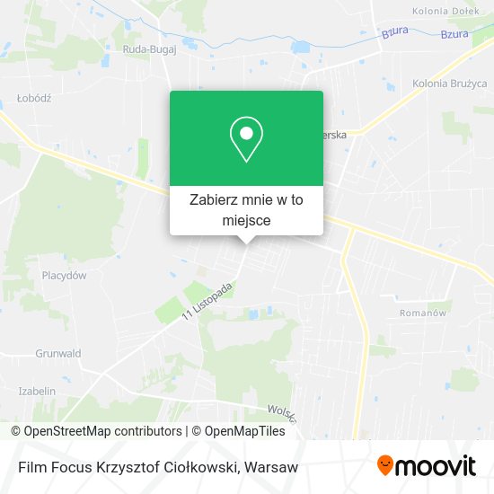 Mapa Film Focus Krzysztof Ciołkowski