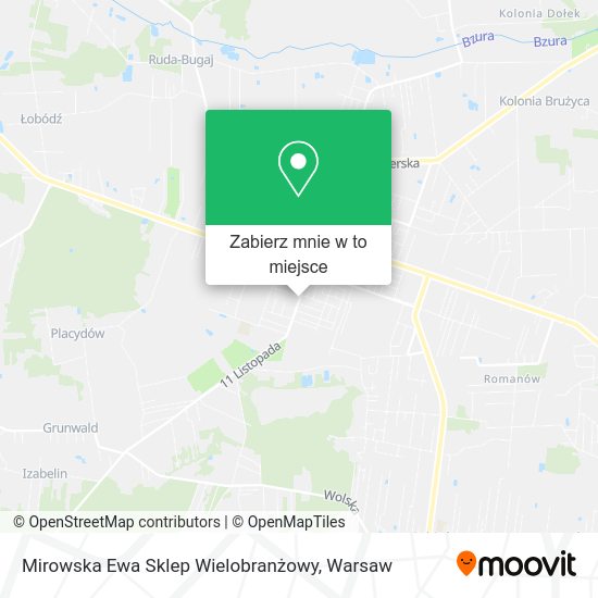 Mapa Mirowska Ewa Sklep Wielobranżowy