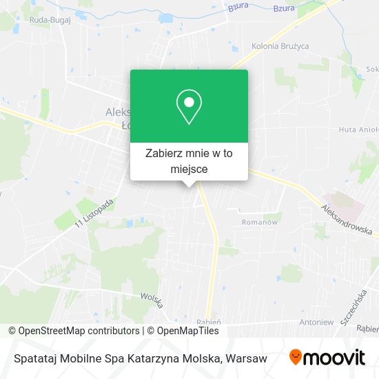 Mapa Spatataj Mobilne Spa Katarzyna Molska