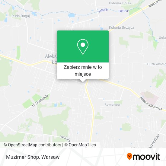 Mapa Muzimer Shop