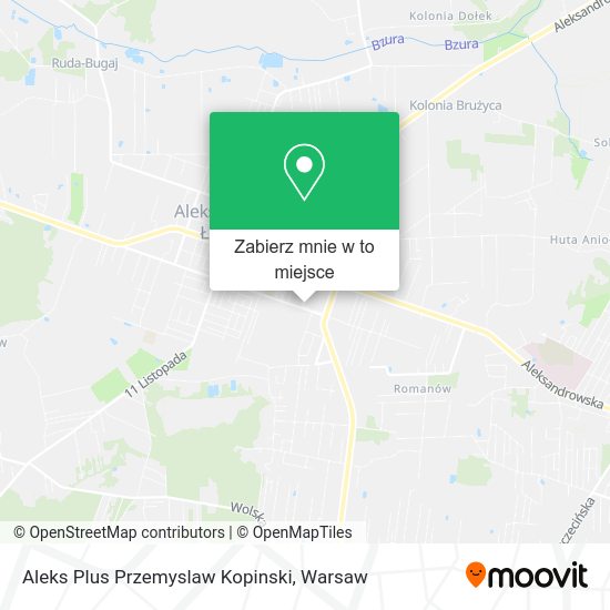 Mapa Aleks Plus Przemyslaw Kopinski