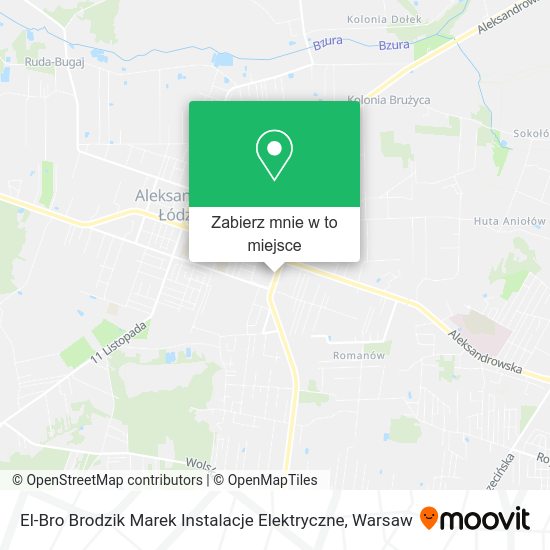 Mapa El-Bro Brodzik Marek Instalacje Elektryczne