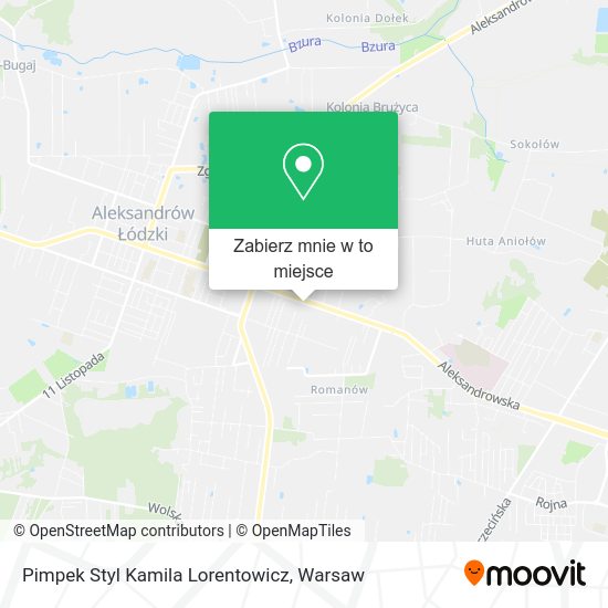 Mapa Pimpek Styl Kamila Lorentowicz