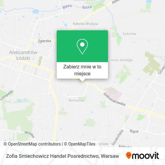 Mapa Zofia Smiechowicz Handel Posrednictwo