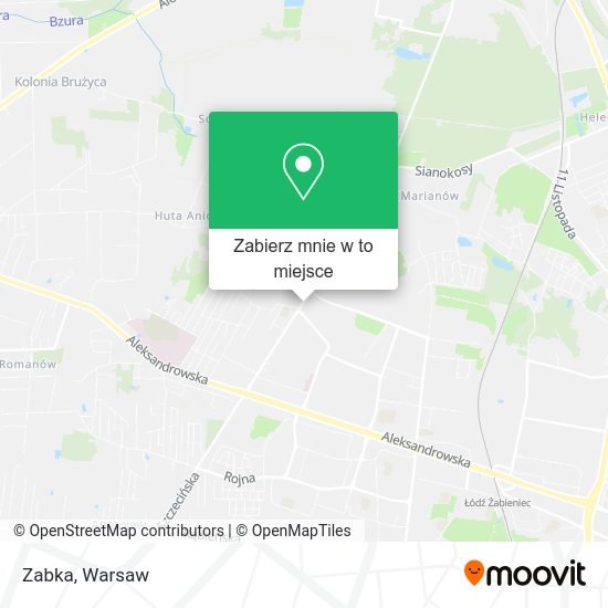 Mapa Zabka