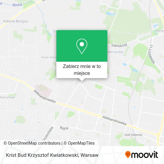 Mapa Krist Bud Krzysztof Kwiatkowski