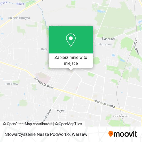 Mapa Stowarzyszenie Nasze Podwórko