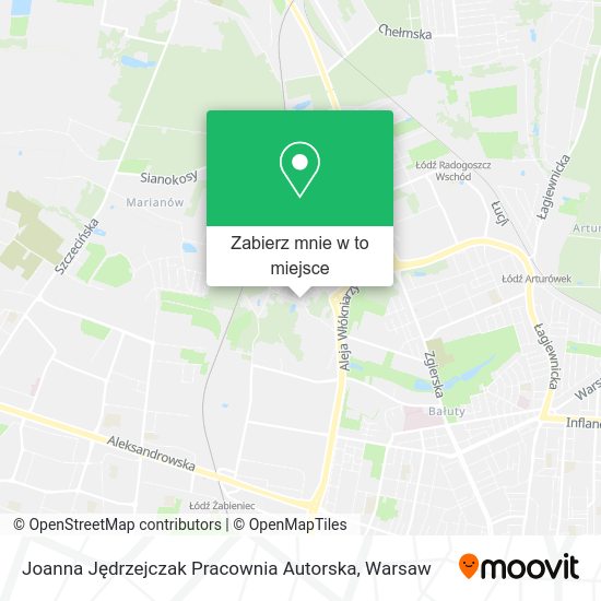 Mapa Joanna Jędrzejczak Pracownia Autorska