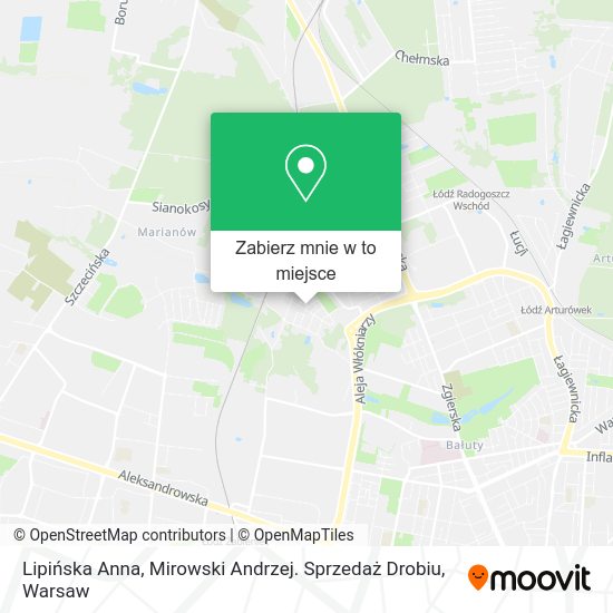 Mapa Lipińska Anna, Mirowski Andrzej. Sprzedaż Drobiu