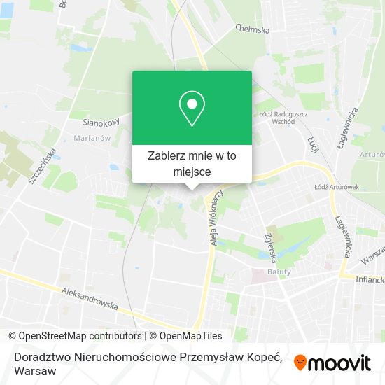 Mapa Doradztwo Nieruchomościowe Przemysław Kopeć