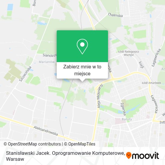 Mapa Stanisławski Jacek. Oprogramowanie Komputerowe