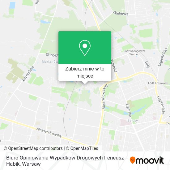 Mapa Biuro Opiniowania Wypadków Drogowych Ireneusz Habik