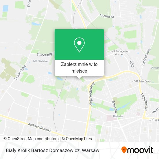 Mapa Biały Królik Bartosz Domaszewicz