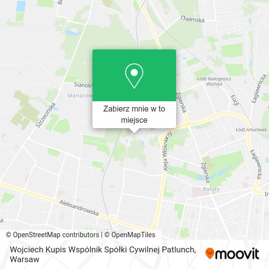 Mapa Wojciech Kupis Wspólnik Spółki Cywilnej Patlunch