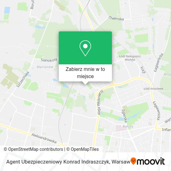 Mapa Agent Ubezpieczeniowy Konrad Indraszczyk