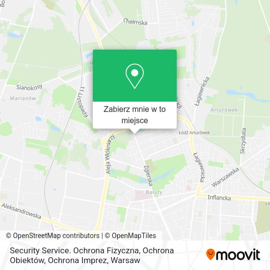 Mapa Security Service. Ochrona Fizyczna, Ochrona Obiektów, Ochrona Imprez