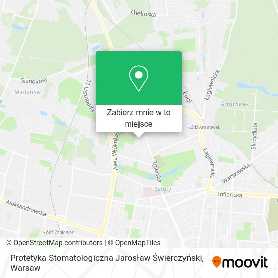 Mapa Protetyka Stomatologiczna Jarosław Świerczyński