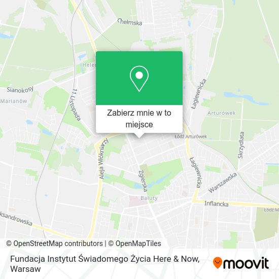 Mapa Fundacja Instytut Świadomego Życia Here & Now