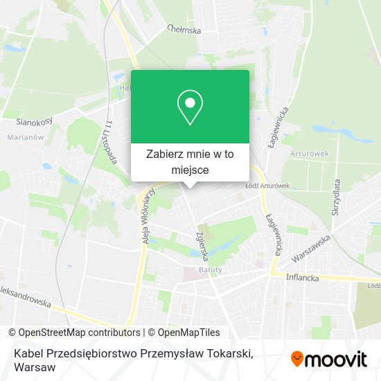 Mapa Kabel Przedsiębiorstwo Przemysław Tokarski