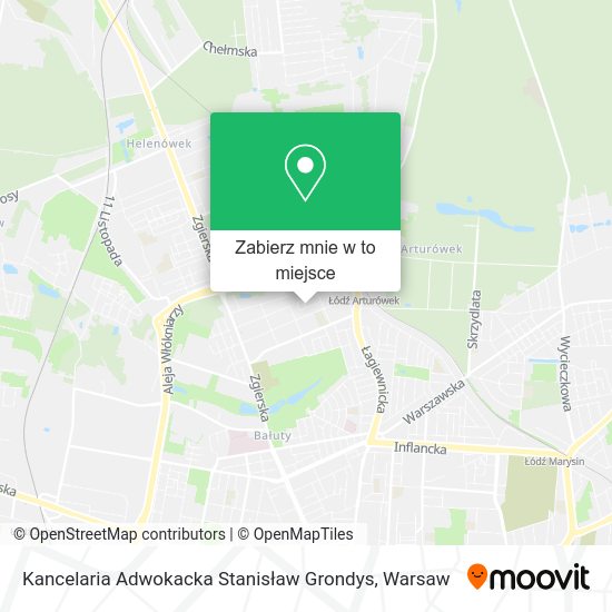 Mapa Kancelaria Adwokacka Stanisław Grondys