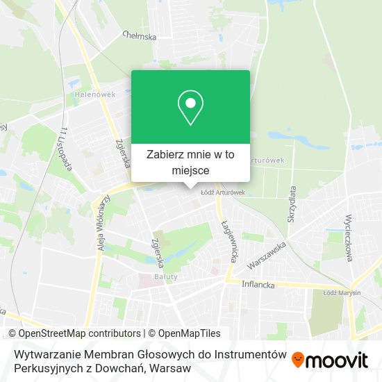 Mapa Wytwarzanie Membran Głosowych do Instrumentów Perkusyjnych z Dowchań