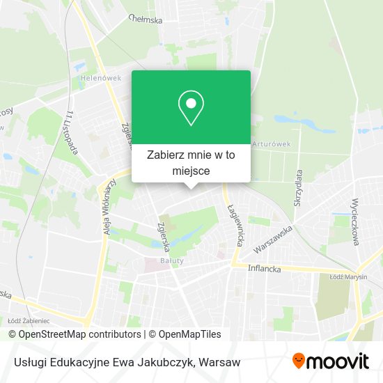 Mapa Usługi Edukacyjne Ewa Jakubczyk