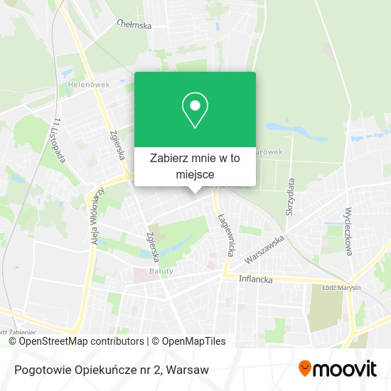 Mapa Pogotowie Opiekuńcze nr 2