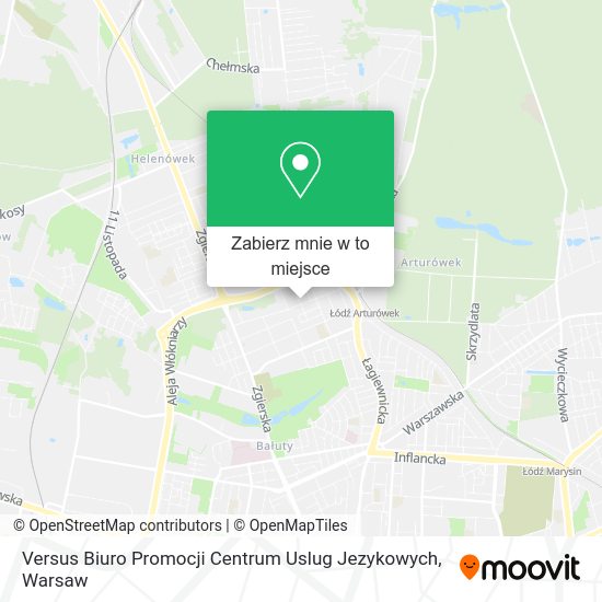 Mapa Versus Biuro Promocji Centrum Uslug Jezykowych